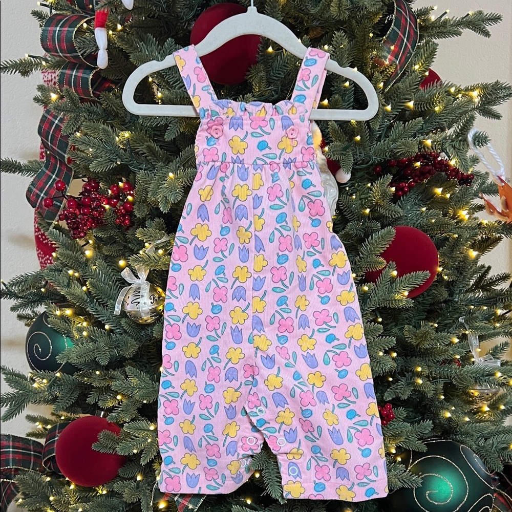 Healthtex Pink Floral Kids One Piece